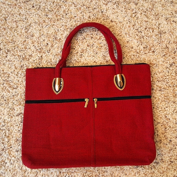 FEMINAGO, NWT Large Tote Bag, Gorgeous Flower Colors - Picture 4 of 8